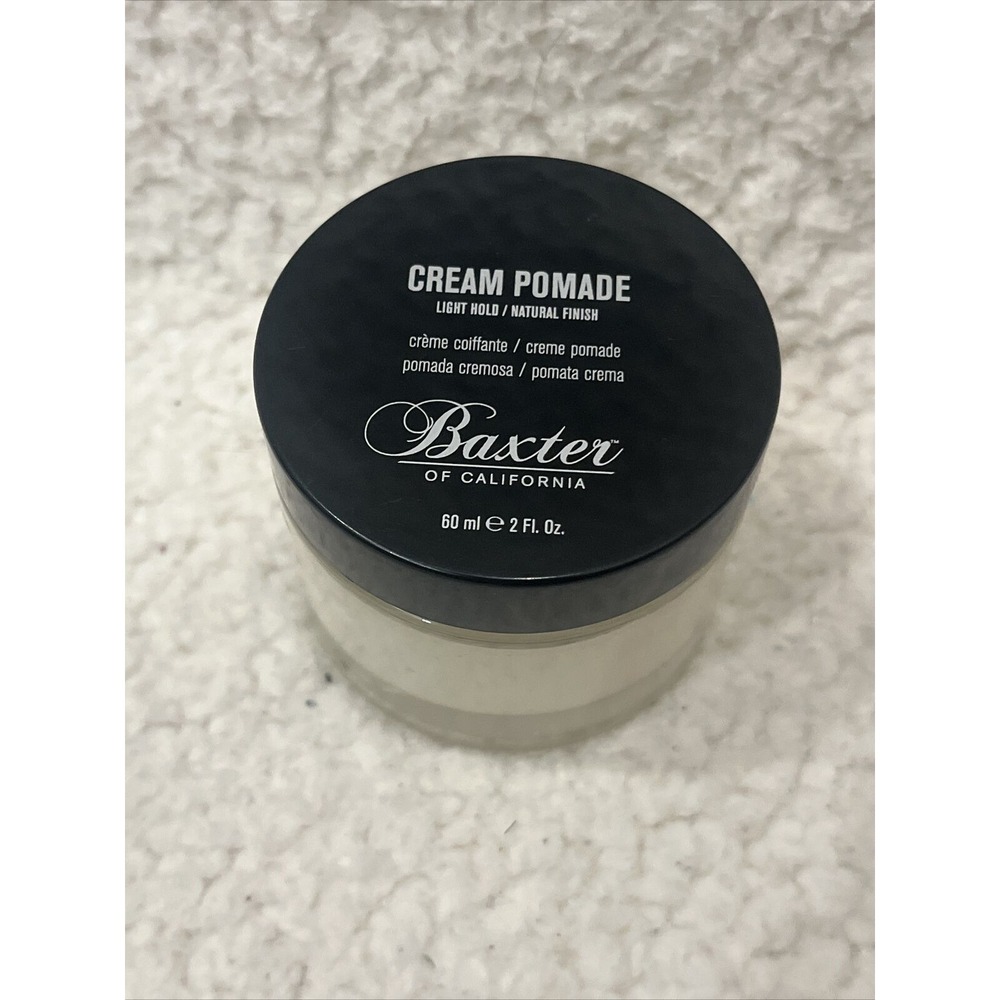 Baxter Cream Pomade 2oz. (60ml) Light Hold, Natural Finish - Brand New